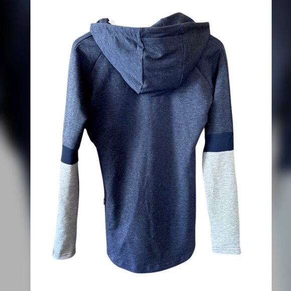 Gymshark Impulse Blue Full Zip Hoodie Lightweight Hooded Jacket Women's size M - Picture 7 of 9